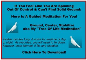 Step 1 Ground, Center, Stabilize aka Tree Of Life Meditation Linda M Hughes, psychic medium