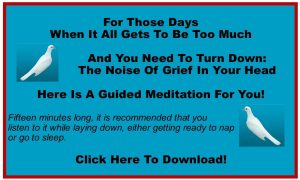 Guided meditation at Linda M Hughes, psychic medium Turn Down The Noise Of Grief In Your Head