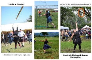 Linda M Hughes, Scottish Highland Gamers Competitor