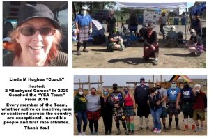 Linda M Hughes coach of the YEA Team Athletes